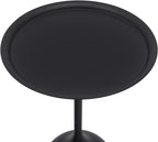 Round Side Table Set, Modern End Tables Metal Nesting Tables with Sanding Processes, Livingroom Sofa Side and Console Table Pedestal Table Nesting Coffee Tables for Living Room, Bedroom, Balcony Etc