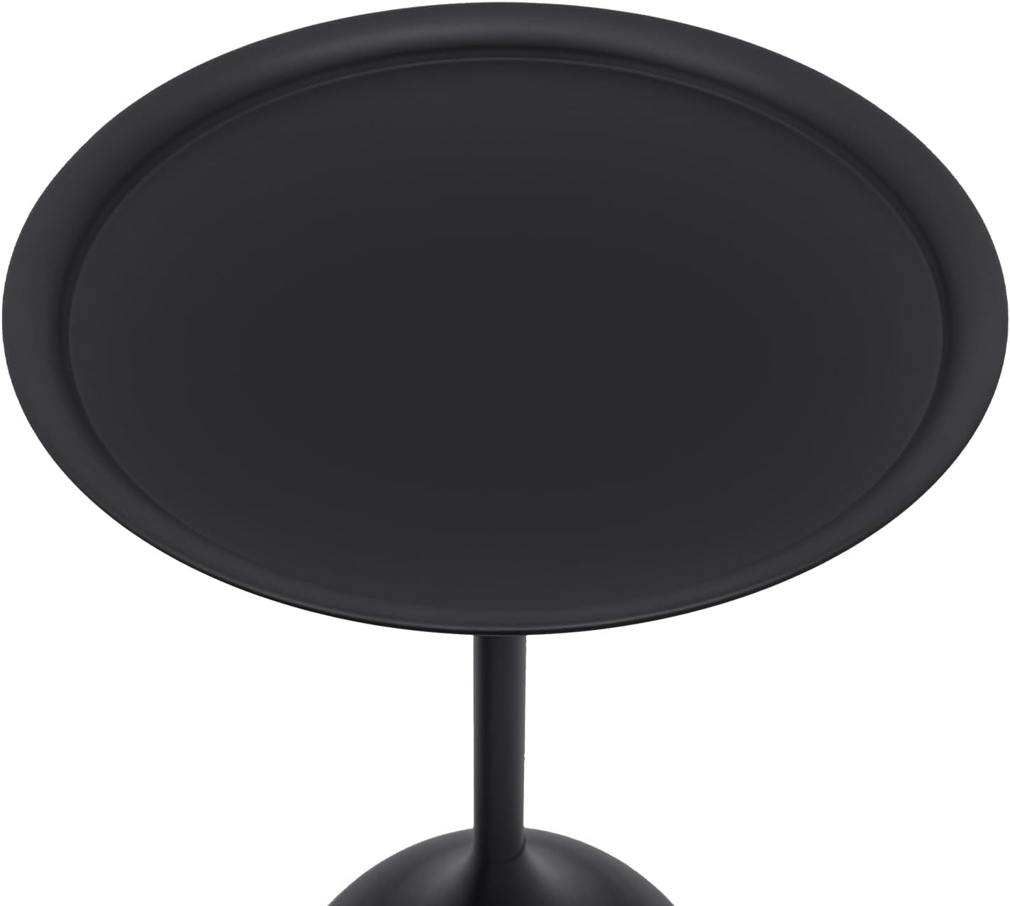 Round Side Table Set, Modern End Tables Metal Nesting Tables with Sanding Processes, Livingroom Sofa Side and Console Table Pedestal Table Nesting Coffee Tables for Living Room, Bedroom, Balcony Etc
