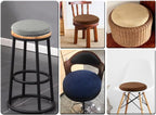 Sigmat Memory Foam Seat Cushion Anti-Slip Soft Round Stool Cushion Chair Pad 13 Inch Black