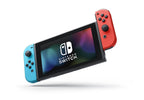Nintendo Switch - Neon Red & Neon Blue, Switch Controller and Dock, Japanese Version, Compatible with US Region, Includes 128GB Micro SD Card and Storage Pouch