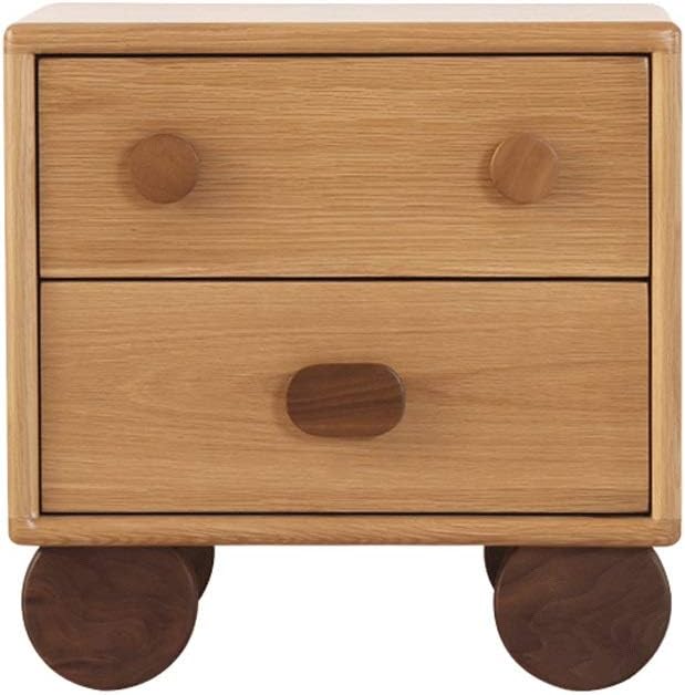 Bedside Tables Nordic Solid Wood Children's Bedside Table Cartoon Shelf Boy and Girl Bedside Cabinet Simple Bedroom Storage Cabinet Coffee Table