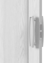 48 x 80 Inch Accordion Door - PVC Foldable Interior Folding Closet Door with Trimmable Height, Track Hardware Kit, Magnetic Closure for Bedroom Room Divider, White Oak