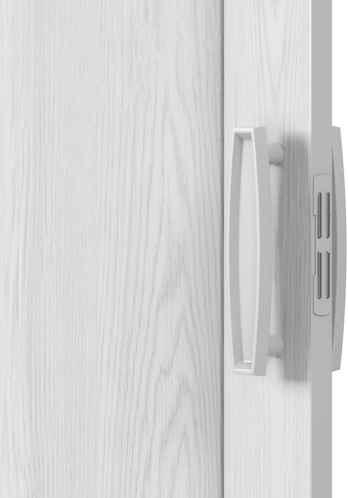 48 x 80 Inch Accordion Door - PVC Foldable Interior Folding Closet Door with Trimmable Height, Track Hardware Kit, Magnetic Closure for Bedroom Room Divider, White Oak