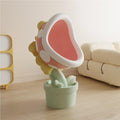 Modern Creative Side Table, Cute Snack Rack, Big-Mouthed Flower Decoration, Flower-Shaped Ornaments for Living Room, Entrance