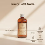 Luxury Hotel Scent Reed Diffuser Oil Refill(8.5 FL oz) | No.1898 Hotel Collection Diffuser Oil Inspired by Ritz Carlton for Home&Office| Long-Lasting for Machine, Room Spray, Air Freshener, HVAC