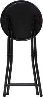 5five - Black Velvet Folding Stool