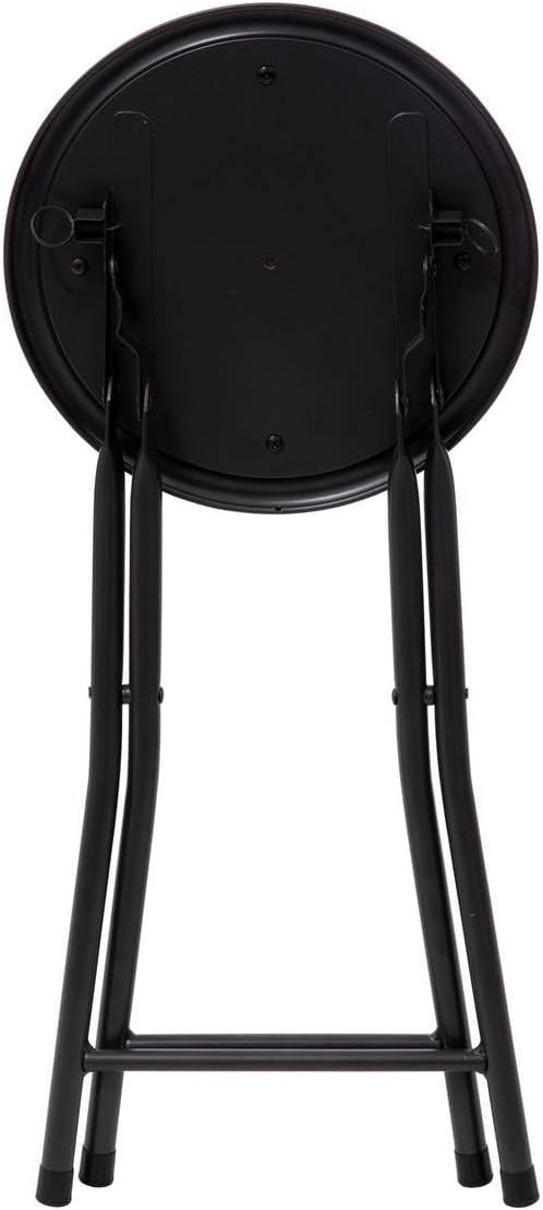 5five - Black Velvet Folding Stool
