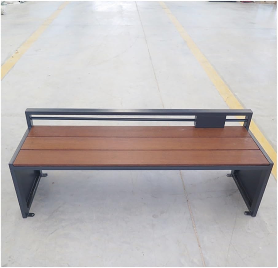 Benches, Modern Metal Park Chair - Waterproof Commercial Outdoor Seating