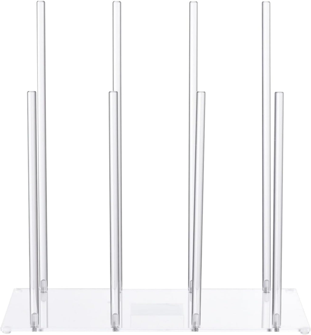 Stackable Boot Organizers Sturdy Acrylic Rack Stores 4 Pair of Shoes with Space Efficiency Space Saving Boot Organizers Shelf