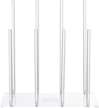 Stackable Boot Organizers Sturdy Acrylic Rack Stores 4 Pair of Shoes with Space Efficiency Space Saving Boot Organizers Shelf