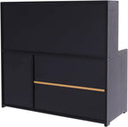 3-Tier Small Kitchen Pantry Sideboard Cabinet with Sliding Glass Doors,Countertop Storage Cabinet,Dining Cupboard for Kitchen,Dining Room,Spice,Bottles,Bowl