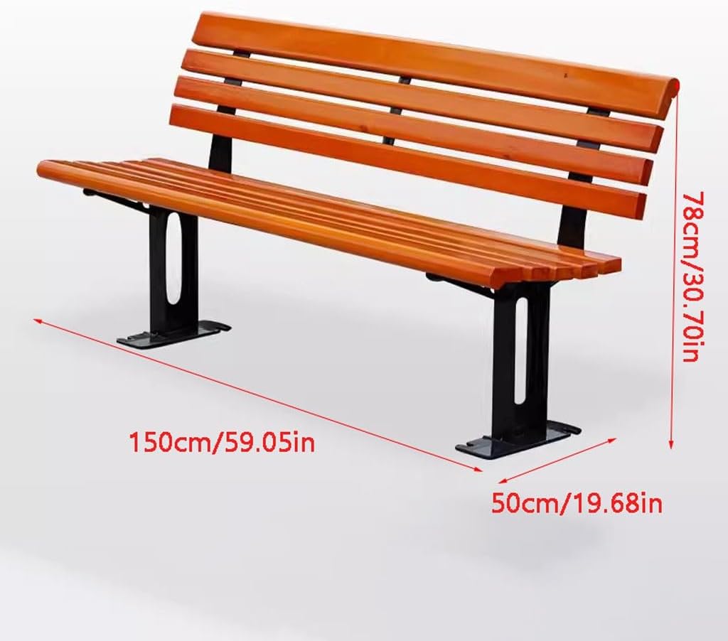Patio Benches for Outdoors Creative Seat Double Backrest Bench Community Square Outdoor Leisure Chair Garden Benches for Outdoors