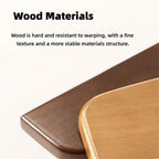Wooden Round Side Table, Creative Small End Table for Small Spaces, Modern Night Stand, Accent Table Use in Living Room, Bedroom, Balcony(Natural)