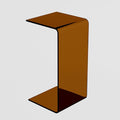 Acrylic C-Shaped End Table for Living Room and Bedroom, Versatile Sofa Side Table, Ideal for Home Decor and Snack Use