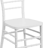 Flash Furniture 2 Pack HERCULES PREMIUM Series Silver Resin Stacking Chiavari Chair