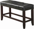 Poundex Wood Based High Bench, Black