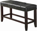 Poundex Wood Based High Bench, Black