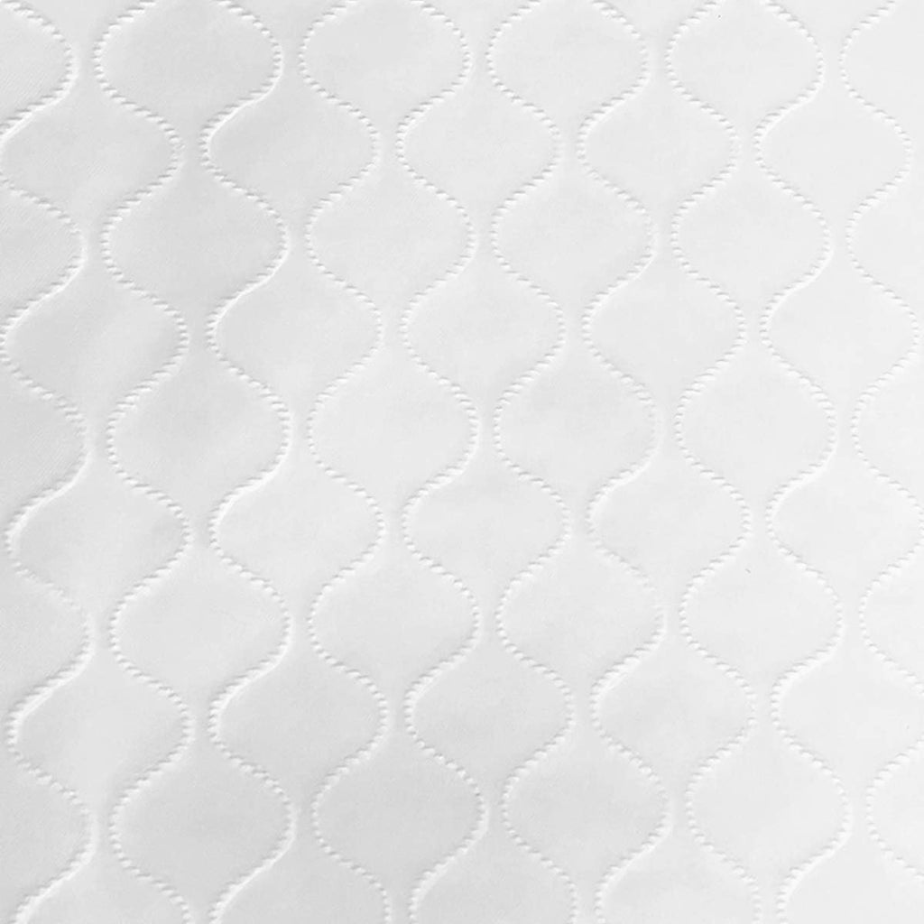 LAMINET Table Protector for Dining Room Table Quilted Table Pads 52x108 | Quilted, heavy-duty cover protects wood surfaces; this non-slip oblong table pad can be easily customized to fit.