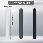 6 Pieces Wrapping Paper Holder Paper Roll Holder Silicone Covered Metal Strips Poster Slap Bands Gift Wrapping Paper Clamps for Home Storage Organization(Black,Gray,White)