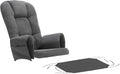 5 PCS Glider Rocker Replacement Cushions Set - Thickened Non-Slip & Washable Cushions with Ottoman Cover and Storage Pocket - Supportive for Glider Rockers & Nursery Comfort