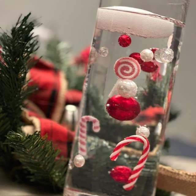 Vase Pearlfection Transparent Water Gels Kit- Fills 1 Gallon for Your Vases for the Floating Effect- with Measured Prep and Storage Bag for Best Results