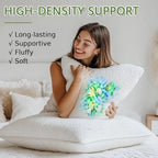 Bean Bag Filler 10lbs, Stuffing for Bean Bag Chair Refill, Shredded Memory Foam Filling for Punching Bag, Couch, Cushions, Dog Bed, Pillows (Multi Color)