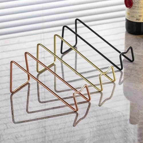 10 Pcs Metal Wine Rack Freestanding -Tabletop/ Countertop Wine Rack Holder - Wine Bottle Storage Rack, Party Wine Holder Stand, Unique Wine Gifts and Accessories for Wine Lovers (Black)