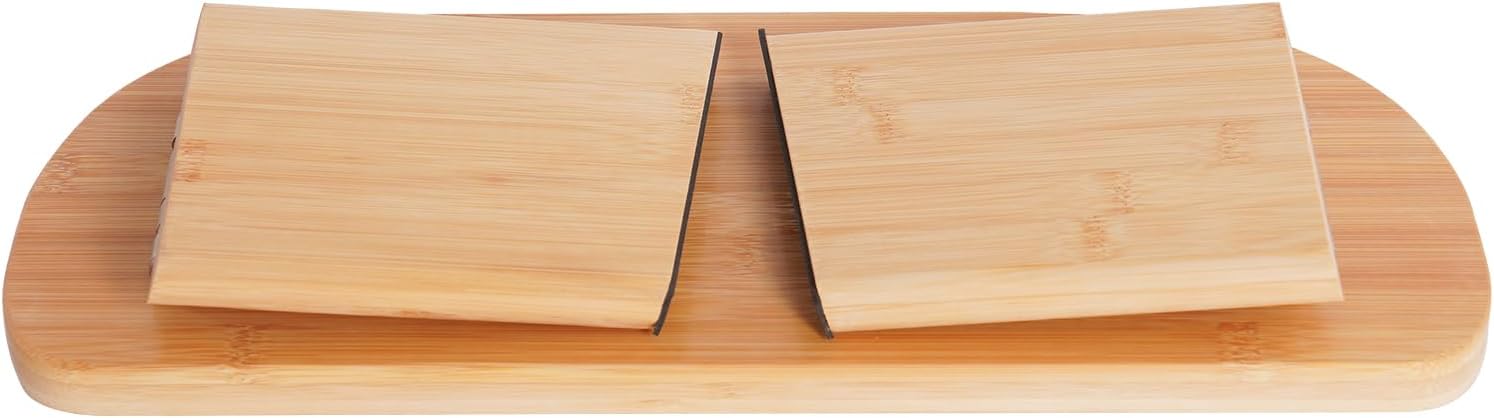 Meditation Benches, Folding Meditation Kneeling Stool with Footpads, Bamboo Sturdy Meditation Chair with Meditation Cushion as Yoga Bench, Prayer Bench, Floor Seat (Green)