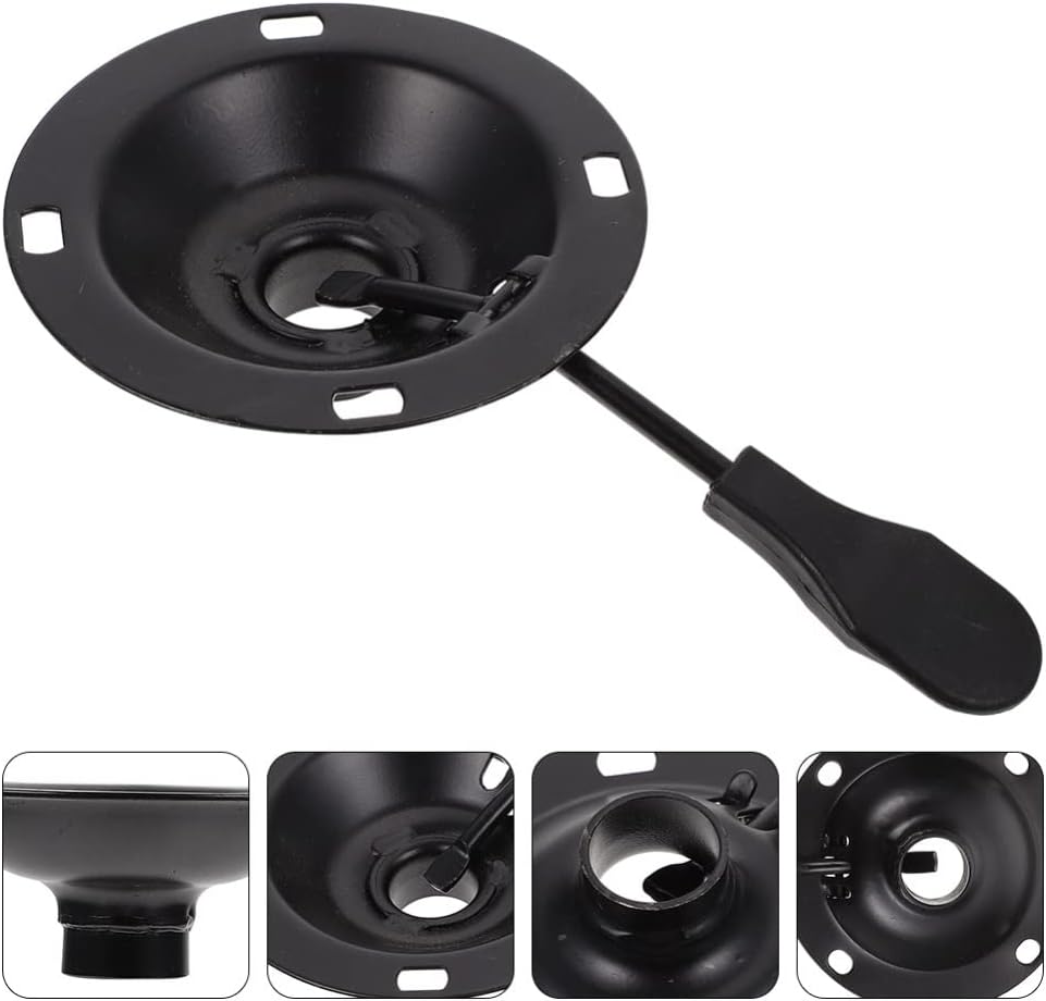 Chair Swivel Tilt Control Mechanism Heavy Duty Round Base Plate for Office Chairs Art Design for Enhanced Comfort and Durability