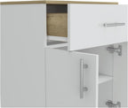 Pantry Cabinet, One Drawer, One Double Door Cabinet with Two Shelves,for Kitchen