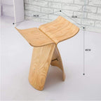 Butterfly Stool, Wooden Small Bench Chair for Living Room, Decorative Stool for Home Use