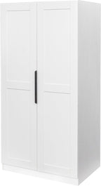 ZeHuoGe 62.99in Kitchen Pantry Cabinet, Freestanding Buffet Cupboards Sideboard with Doors & Shelves, Pantry Storage Cabinet for Kitchen, Living Room and Dinning Room (White)