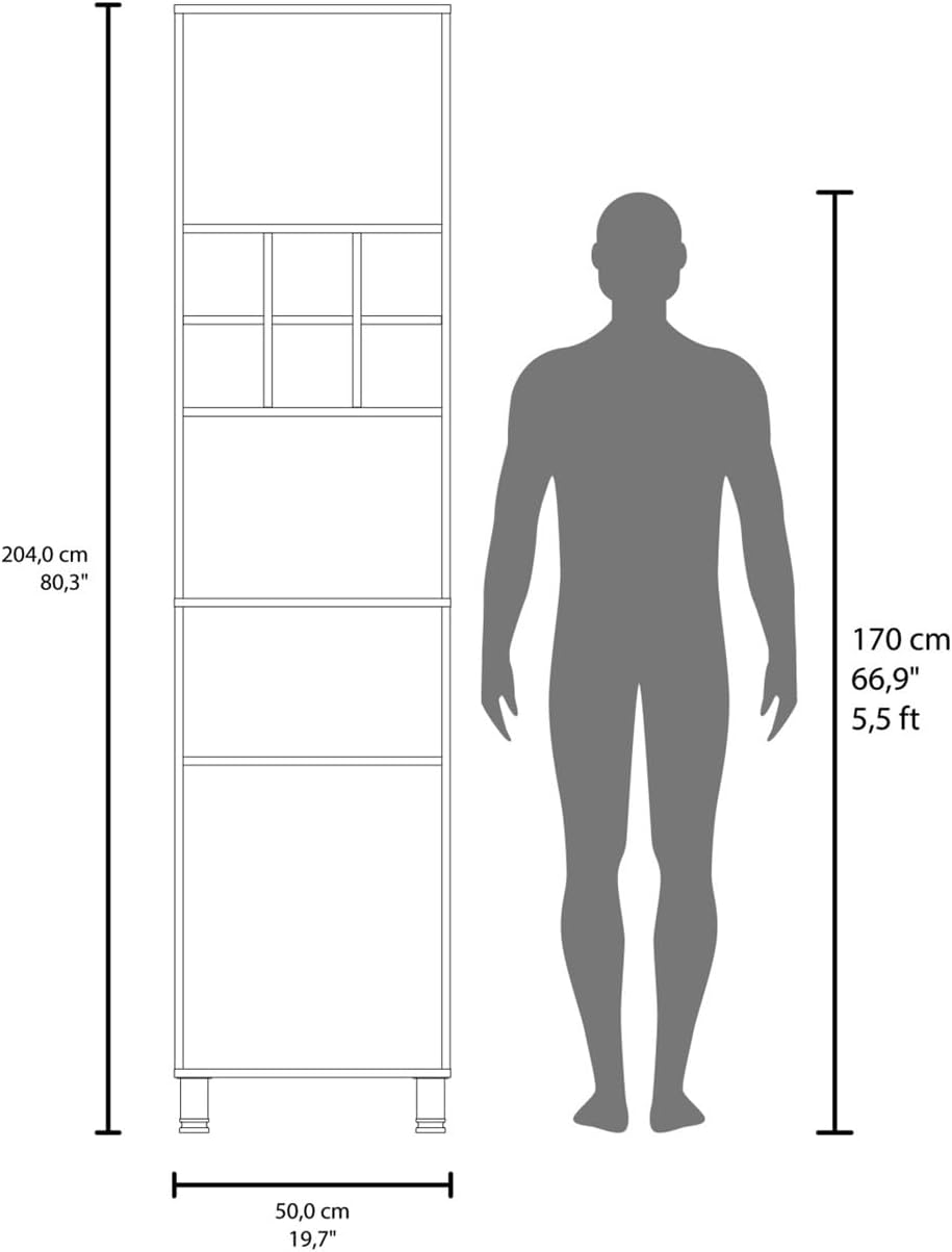 Kitchen Pantry, 2 Doors, 4 Legs, 8 Shelves ﻿,for Kitchen