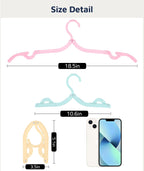 10 Pcs Travel Hangers, Cruise Ship Essentials Foldable Hangers Plastic Travel Essentials, Portable Cruises Must Haves 2026 for Suitcase, RV Camping Airplane Europe Vacation Essential, Morandi