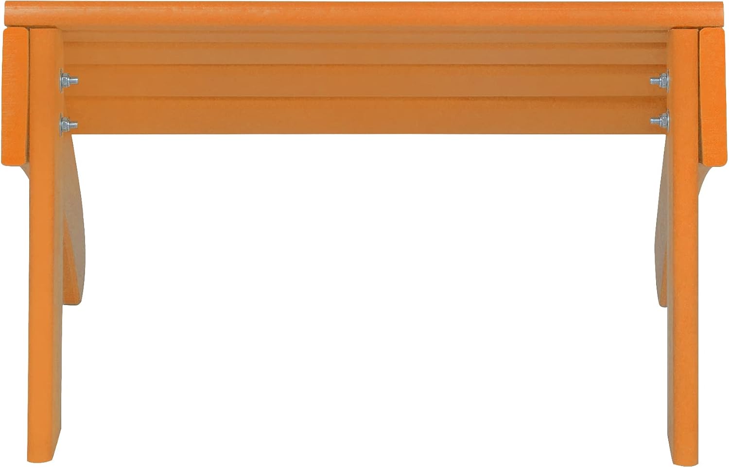 WO Home Furniture Adirondack Ottoman Outdoor Patio Footrest 13.5" Inch Folding Footstool for Outdoor Adirondack Chair (Orange)