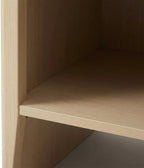 Furnifact Rattan Accent Side Table with Drawer Storage, Open Shelf, Modern Design, Home Decor for Living Room or Bedroom