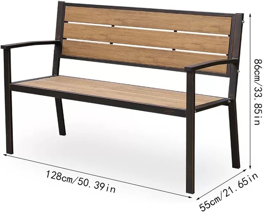 Patio Benches for Outdoors Garden Bench Outdoor Leisure Stool Home Commercial Park Seat Chair Double Garden Benches for Outdoors