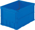TRUSCO TR-O50B-DB Thin Folding Container, 12.9 gal (50 L), Dark Blue, Storage Case Storage Box