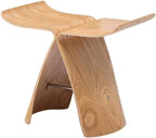 Butterfly Stool, Wooden Small Bench Chair for Living Room, Decorative Stool for Home Use