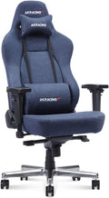 AKRacing Office Chair, Gaming Chair, Premium Denim, Made in Japan, 180° Reclining, Home, Remote