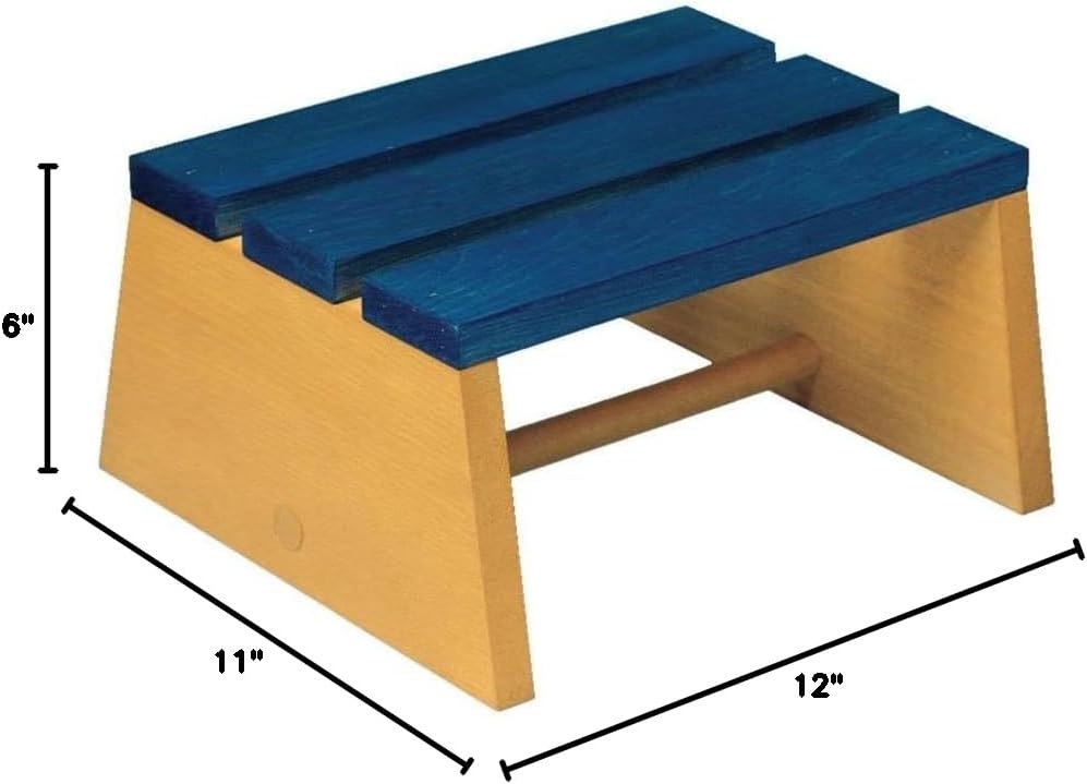 Unfinished Slat Stool, Unassembled
