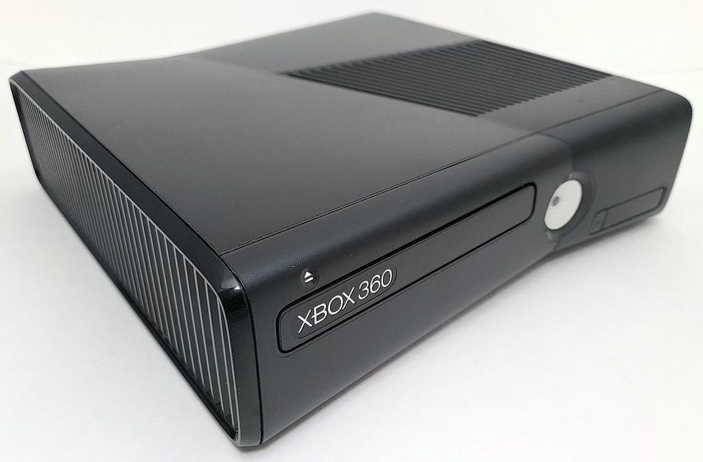 Xbox Microsoft 360 S Slim Console Bundle + Omerta: City of Gangsters Video Game | 4GB Black System with 1x Wireless Controller, HDMI & Power Adapter | Ready to Play Gaming Kit (Renewed)