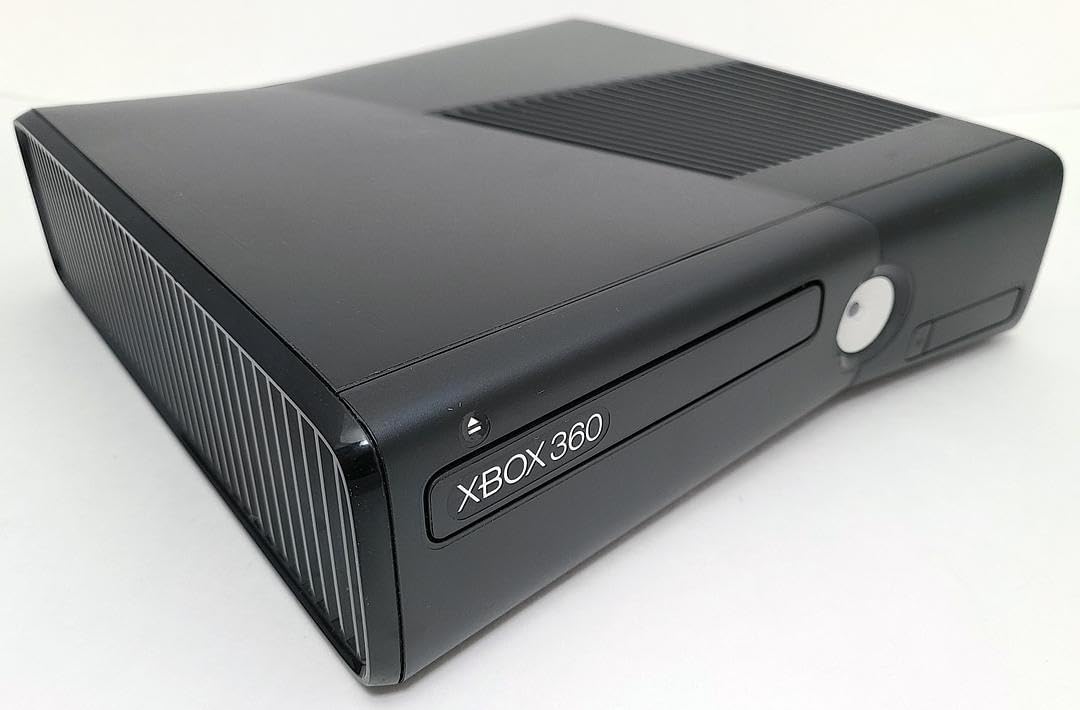 Xbox Microsoft 360 S Slim Console Bundle + Omerta: City of Gangsters Video Game | 4GB Black System with 1x Wireless Controller, HDMI & Power Adapter | Ready to Play Gaming Kit (Renewed)