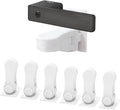 Child Proof Door Lever Lock(6 Pack) - Baby Proofing Door Handle Lock, 3M Adhesive & No DrillingNeed, Minimalist Design, Child Safety Door Handle Locks