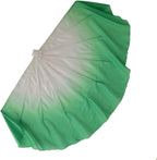 Fishbone Fan 2pcs Fishbone Fan Veil Opening Dance Stage Props Performance Customed Gradient Color Chiffon Large Fans 85cm(Color 22)