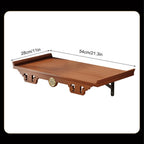 Altar Table, Shrine Wall-Mounted, Personal Shrine Meditation Table, Buddha Altar Shelf Wood Furniture, Home Decor, Used to Place Photos, Souvenirs