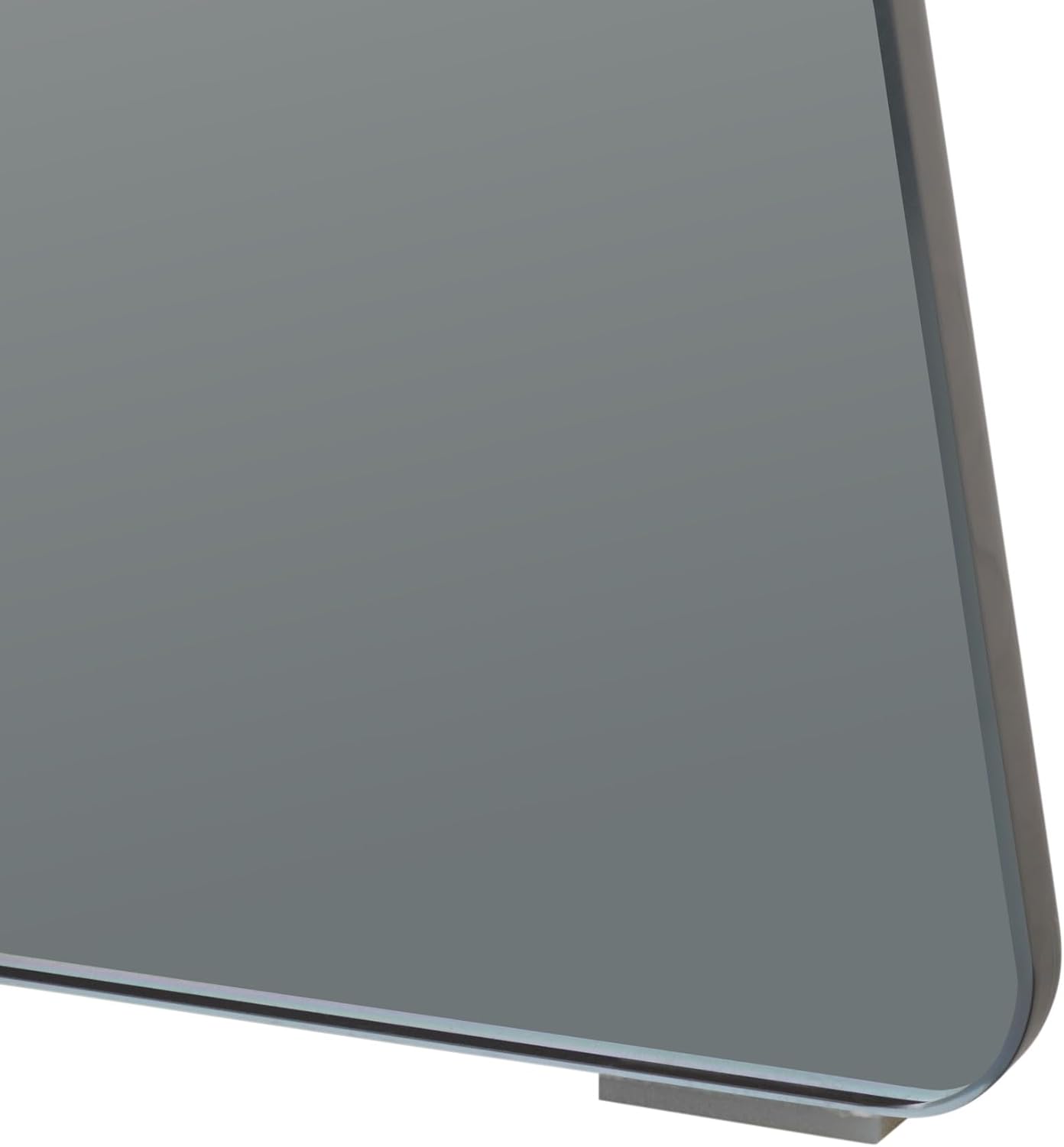 SAFAVIEH Furniture - Latika Tinted Accent Table - Grey Tinted Glass - Fully Assembled - Ideal for Living Room, Bedroom, 19.7" W x 19.7" D x 17.7" H (ACC7301A)