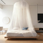 Bed Canopy Mosquito Net for Bed, White Mesh Canopy Dome Mosquito Netting Bed Tent Curtains for Girls Room Decor, Mosquitero para Cama, Pabellones para Camas De Adultos（White）