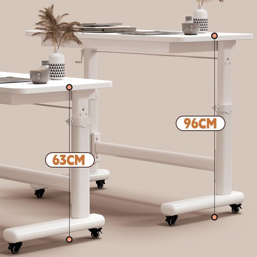 Center Table Study Desk Lift Table Sliding Sofa Side Computer Storage Shelf