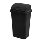 Sterilite Wastebasket SWINGTOP BLK 13GA 10899004
